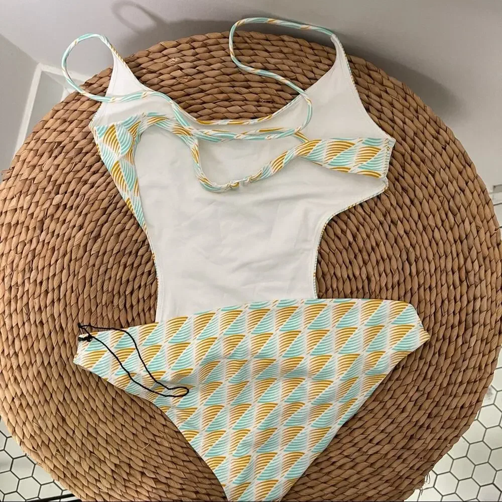 NEW RACHEL PALLY Swim Elle Maillot One-Piece Beach Coastal Cutout NWOT Small